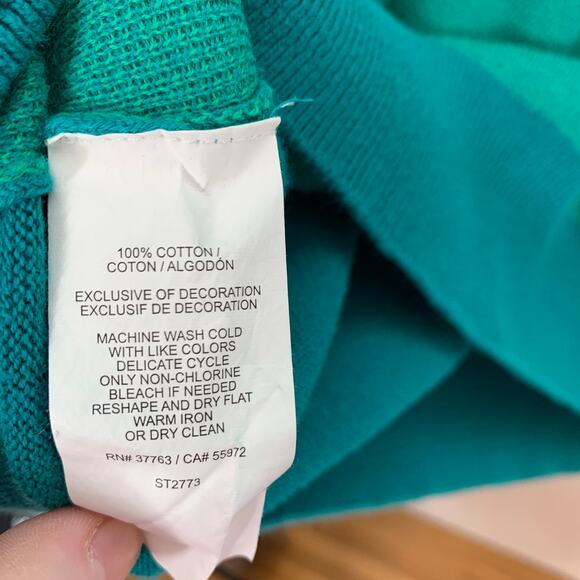 Jack Nicklaus men's teal blue green sleeveless preppy golf sweater vest SZ XL - Picture 8 of 9